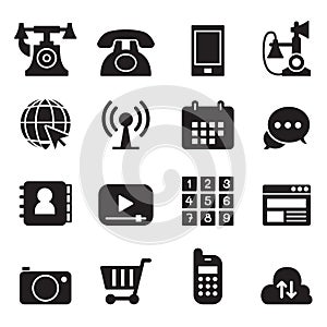 Basic Phone icon set