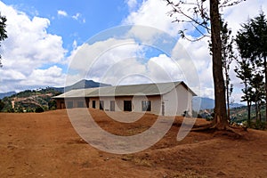 Basic primary school in the Usambara Mountains