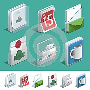 Basic Printing icon set