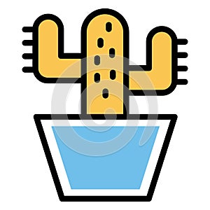 Basic RG  Cacti, cacto Vector Icon which can easily modify or editB