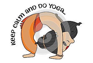 Cartoon Illustration Of Baba Ramdev