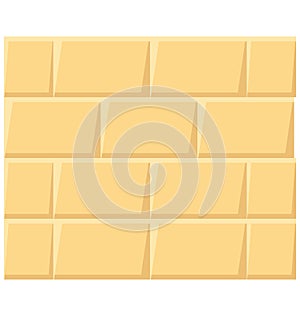 Bricks Wall Color Vector icon which can be easily modified or edit