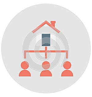 Project Plan Color Vector icon which can be easily modified or edit