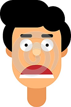 Flat design face