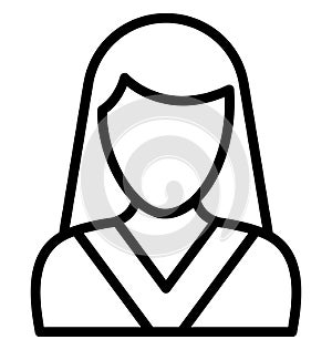 Cashier Vector Icon which can easily modify or edit