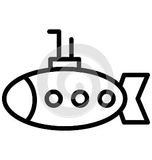 Boat Vector icon which can be easily modified or edit in any color