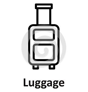 Luggage Isolated Vector Icon which can easily modify or edit Luggage Isolated Vector Icon which can easily modify or edit