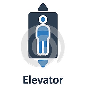 Elevator Isolated Vector Icon which can easily modify or edit