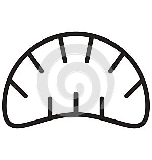 Bacteria Isolated Vector icon that can easily modify or edit