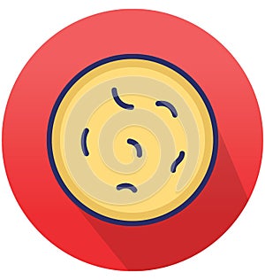 Bacteria Isolated Vector icon that can easily modify or edit