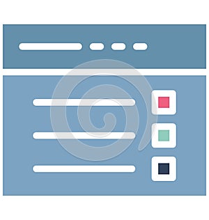 Blog Isolated Vector Icon which can easily modify or edit