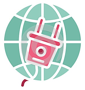 Internet Isolated Vector Icon which can easily modify or edit