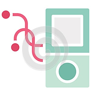 Audio Isolated Vector Icon which can easily modify or edit