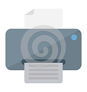 Computer printer Vector Icon which can easily modify or edit