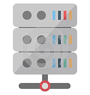 Data center Isometric isolated vector icon which can be easily modified or edit,