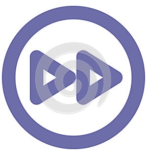 Forward Isolated Vector Icon which can easily modified or edit