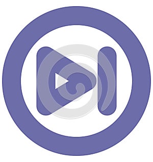 End Isolated Vector Icon which can easily modified or edit