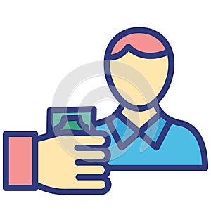 Basic RGB Lecturer Isolated Vector Icon which can easily modify or edit Lecturer Isolated Vector Icon which can easily modify or e