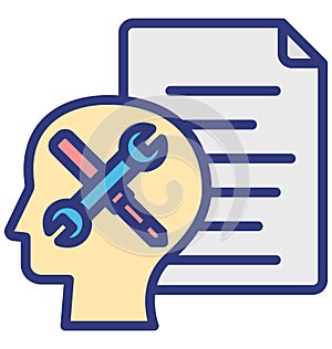 Basic RGB Career development Isolated Vector Icon which can easily modify or edit