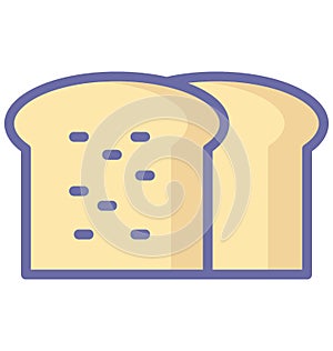 Bread Isolated Vector icon which can easily modify or edit Bread Isolated Vector icon which can easily modify or edit