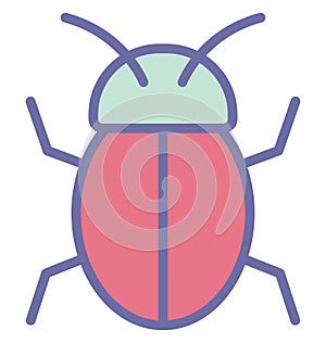 Bug Isolated Vector Icon which can easily modify or edit Bug Isolated Vector Icon which can easily modify or edit
