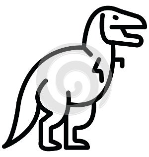 Dinosaur Isolated Vector Icon which can easily modify or edit Dinosaur Isolated Vector Icon which can easily modify or edit