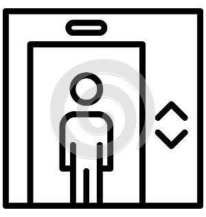 Elevator Isolated Vector Icon which can easily modify or edit Elevator Isolated Vector Icon which can easily modify or edit