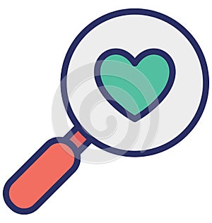 Exploring love Isolated Vector Icon which can easily modify or edit Exploring love Isolated Vector Icon which can easily modify o