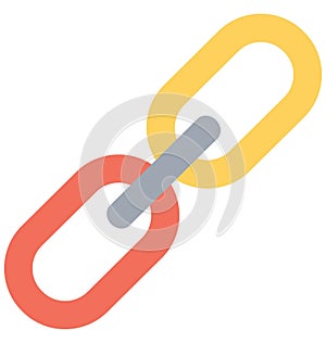 Backlink Vector Icon Isolated Vector icon which can easily modify or edit