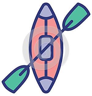 Boating Isolated Vector Icon which can easily modify or edit
