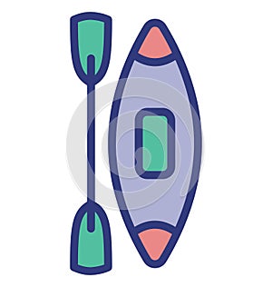 Boating Isolated Vector Icon which can easily modify or edit
