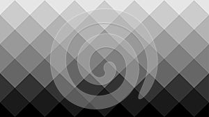Vector Abstract Gradating Grey Geometric Background with Diagonal Squares Patter
