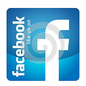 Like us on facebook icon banner illustrations logo icon for web