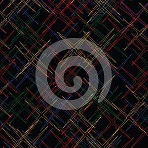 Seamless pattern geometric colored mix design