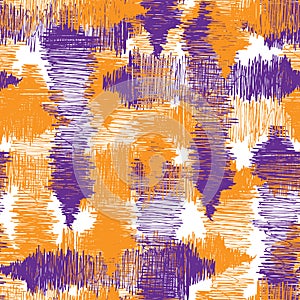 Seamless pattern geometric colored mix design