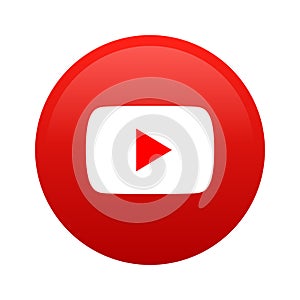 Youtube social media icon button