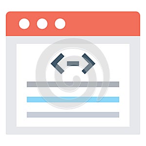 Div Isolated Vector Illustration Icon editable