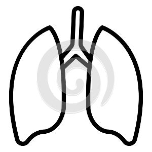 Human Lungs  Isolated Vector Icon that can be easily modified or edit