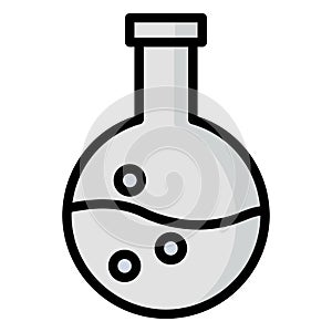 Flask  Isolated Vector Icon that can be easily modified or edit