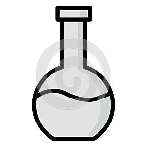 Flask  Isolated Vector Icon that can be easily modified or edit