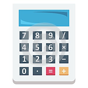 Calc  Color Isolated Vector Icon that can easily modify or edit photo
