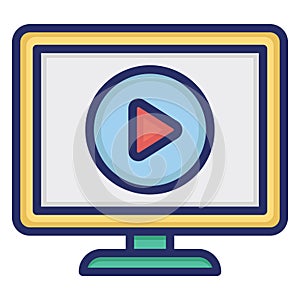 Lcd  Isolated Vector icon easily edit or modify