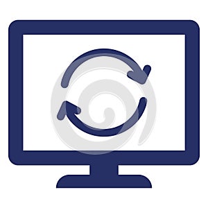 Refresh, reload  Isolated Vector icon easily edit or modify