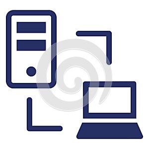 Networking  Isolated Vector icon easily edit or modify
