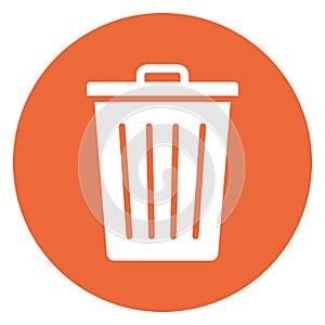 Bin  Isolated Vector icon easily edit or modify