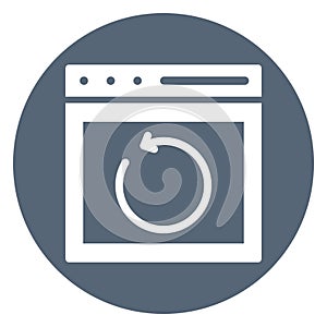Refresh  Isolated Vector icon easily edit or modify