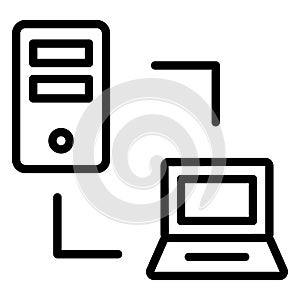 Networking  Isolated Vector icon easily edit or modify