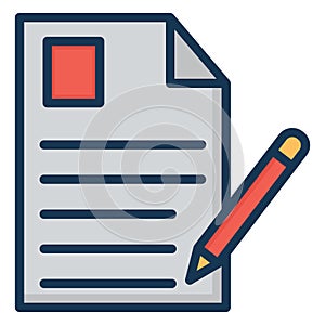 Writing Isolated Vector Icon easily editable