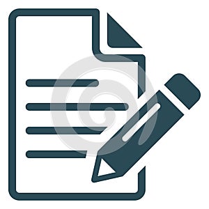 Writing Isolated Vector Icon easily editable