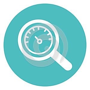 Magnifier Isolated Vector Icon easily editable